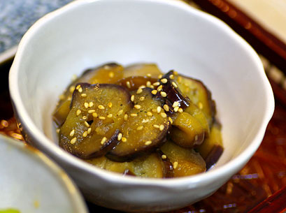 茄子の炒め和え